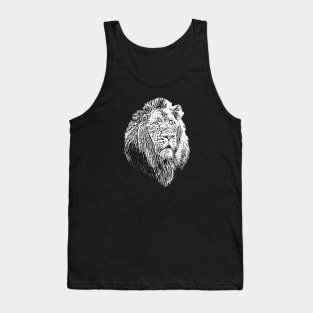 Lion portrait Tank Top